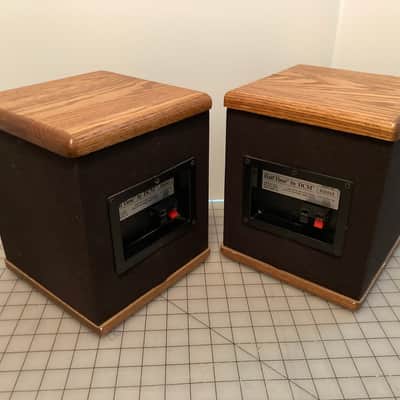 Vintage DCM Half Time Bookshelf Speaker Pair made in Ann Arbor image 3