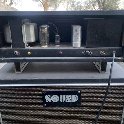 Sound Comet 60 1965 - Black Tolex Plexy front Made in Italy image 3