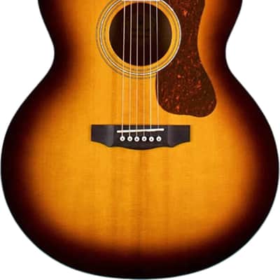 Guild F-250E Deluxe Jumbo Acoustic-Electric Guitar, Solid Spruce Top, Antique Burst image 2