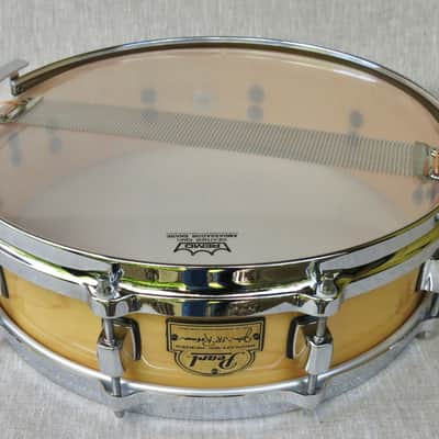 Pearl J R ROBINSON  14 X 4 SNARE DRUM, VERY RARE - NATURAL MAPLE   FINNISH,  STUNNING, MINT. image 4