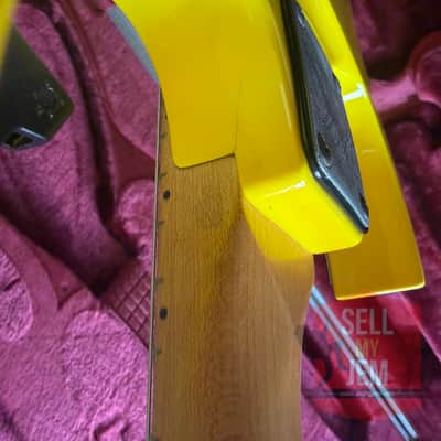 Beautiful 1990 Ibanez JEM777DY Desert Yellow Pyramid Inlays + Hard Case + Tremolo Arm + Original Manual + Strap image 15