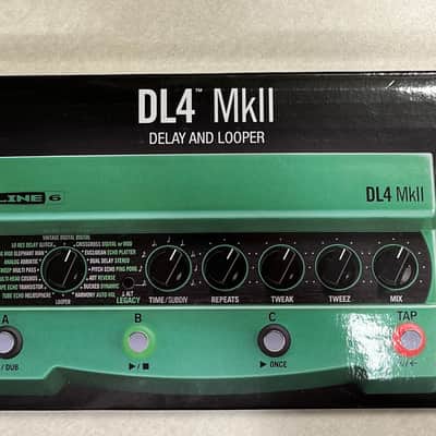 Line 6 DL4MKII green/black delay modeler pedal 2022 - Green imagen 2