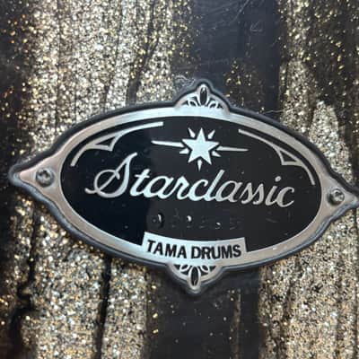 Tama Starclassic Walnut Birch 22” Bass Drum- Black Clouds & Silver Linings 22x18 image 11
