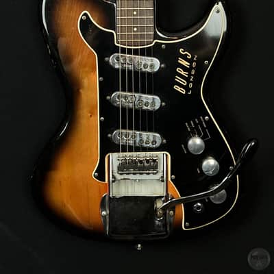 Burns London Split Sonic from 1964 in red-sunburst finish "Made in England" image 3