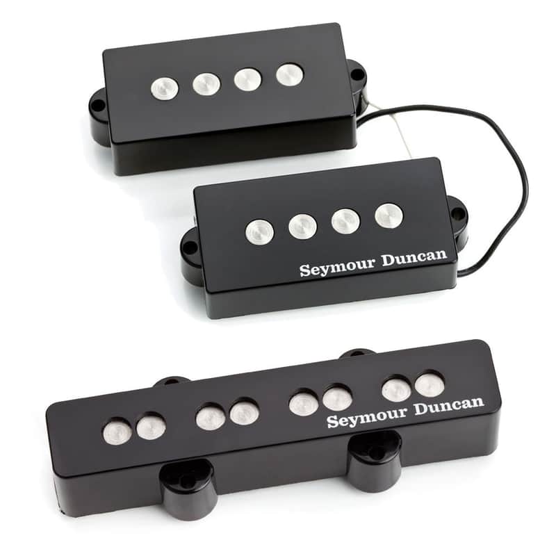 Seymour Duncan Quarter Pound PJ Precision P & J Jazz Bass Guitar Pickup Set SPB-3 & SJB-3 image 1