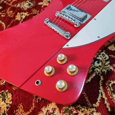 *RARE* 1989 Orville by Gibson FB Firebird Ferrari Red with Matching Headstock and Original Softcase, Japan MIJ image 5