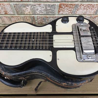 Vintage 1950 Rickenbacker Model B Bakelite Lap Steel Guitar w/ Hardshell Case! image 3