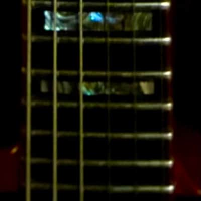 J.W. Van SG style neck through Electric guitar Cherry Burst image 18