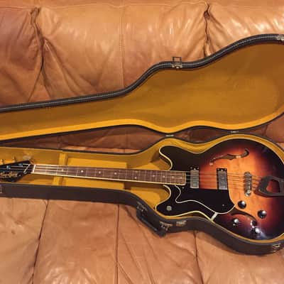 Hagstrom C-1 Concord Electric Bass  - 1966 or '67, Gloss Tobacco Sunburst - Left Handed, Lefty image 11