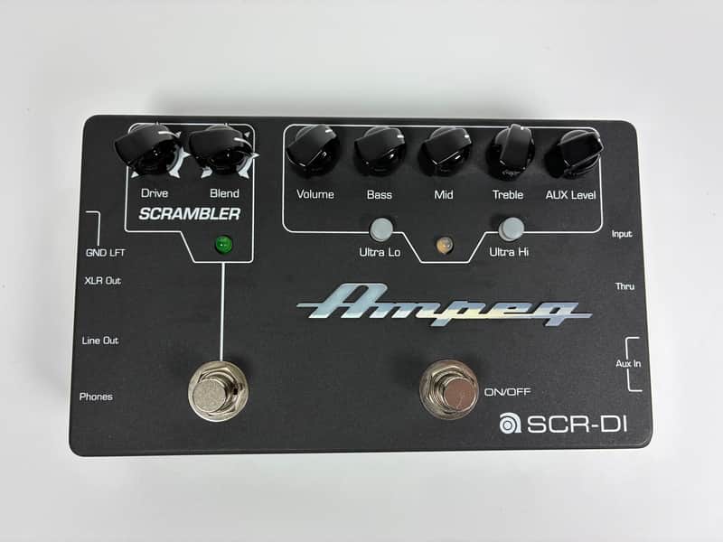 Ampeg SCR‑DI Bass DI Preamp with Scrambler Overdrive - Excellent Condition with Power Supply image 1