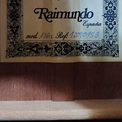 Raimundo No 136S Classical Guitar All Solid Wood Handmade in Spain image 3