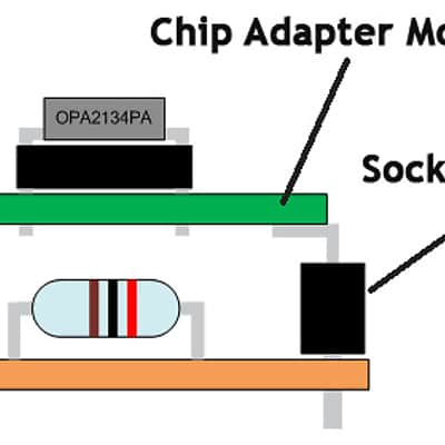 Boss Dual Stack Chip Adapter Mod Kit image 2