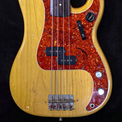Vintage 1962 Fender Precision Bass - Fretless Conversion - Natural image 2