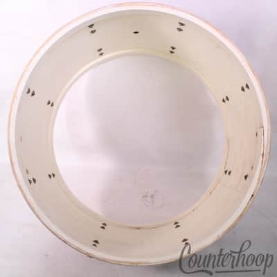 *Leedy&Ludwig 22x14"Black Diamond Pearl Virgin Bass Drum 3Ply Maple Vintage 50s* image 13