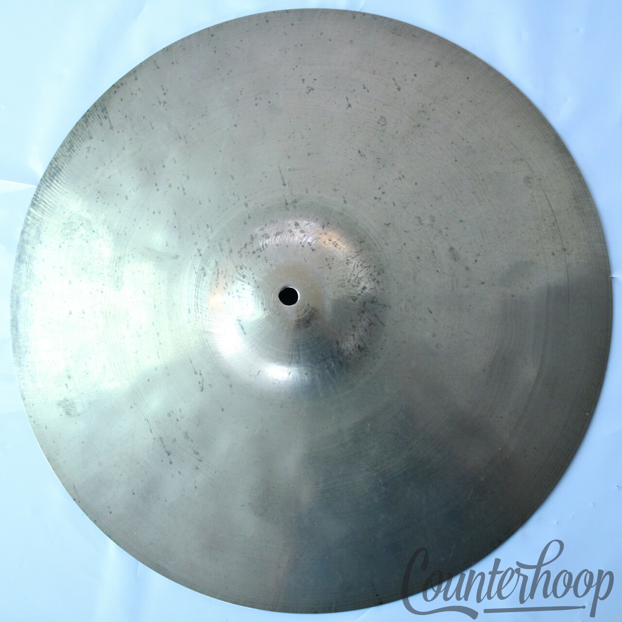 XE Ajaha 14"Hi-Hat Cymbal Vintage 40s Hand Hammered 1328g B20 UFIP Italy Italian — main photograph