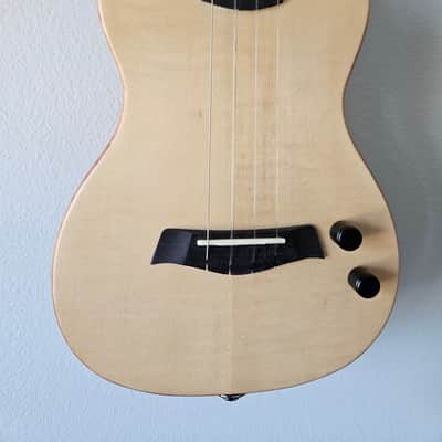 Kala Solid Body Electric Flame Maple Tenor Ukulele image 2