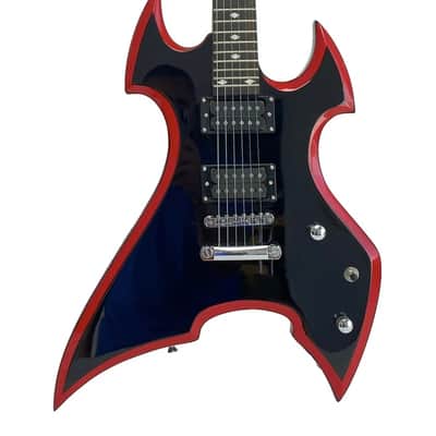 Zenison Heavy Metal Style Electric Guitar Solid Wood Body Maple, Black image 2