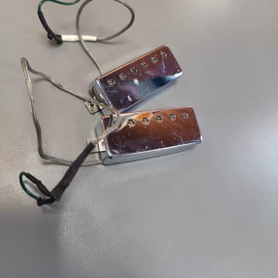 Gibson Mini Humbuckers Pat No. 2737842 Chrome - Pair image 1