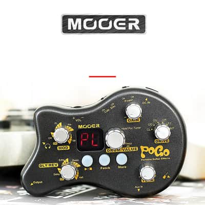 Mooer Pogo Multi-Effects Pedal Processor 5 Effect Types 40 Drum Rhythms Tuning Free Shipment,price include the import duty for US buyer image 1