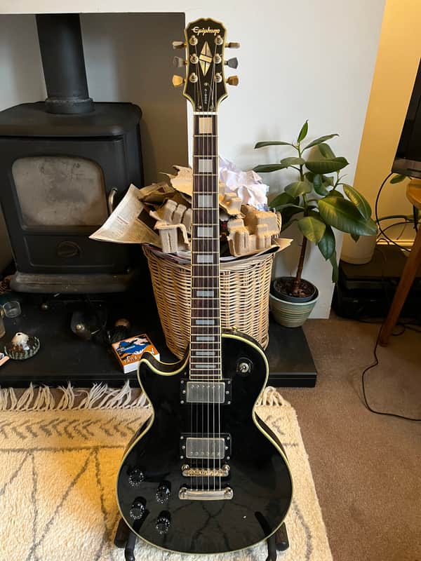 【中古品】Epiphone LesPaul Custom Epiphone Les Paul Custom (1989 - 2012) | Reverb UK