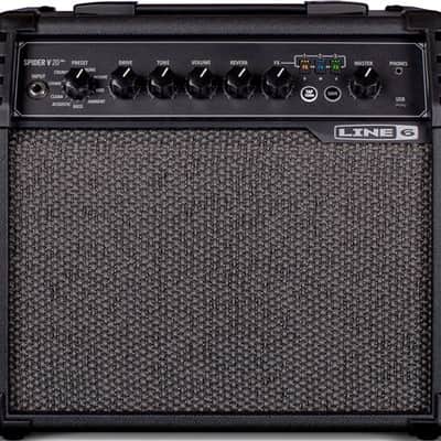 Line 6 Spider V20 MkII Electric Guitar Combo Amplifier 1x8 20 Watts image 1