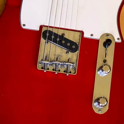 100% ORIGINAL 2003 Fender American Telecaster USA, Transparent Red w/ Hard Case image 6