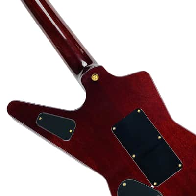 Dean USA Custom Shop ML Mahogany Floyd Rose Gold Hardware - Trans Brazilia image 12