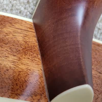 Fender PO-220E Orchestra Acoustic Electric Guitar, Natural Finish, Hard Shell Case image 11