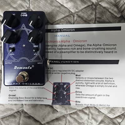 DemonFX ALPHA OMICRON Bass PreAmp/ Overdrive | Reverb