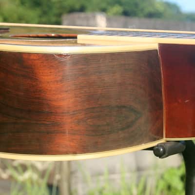 Morris TF-60 D size Guitar Jacaranda Body 1990's - Natural+Hard Case FREE image 15