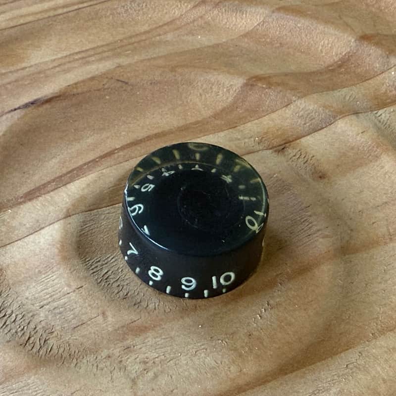 Vintage 1970's or 1980's Gibson Speed Knob Black image 1
