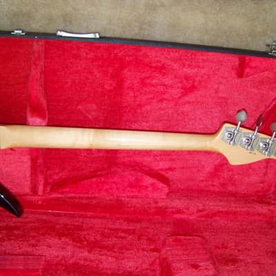 Kramer Focus EXPLORER BASS 1982 BLACK MADE IN JAPAN LEFTY LEFT HANDED OHSC RARE VINTAGE image 6