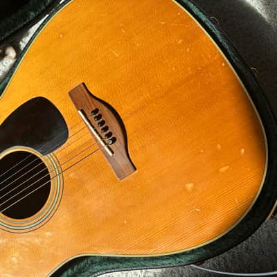 Yamaha FG-180 Jumbo Dreadnought - Nippon Gakki Red Label Japan - Freshly Serviced - Neck Reset / Nut / Saddle - Relic image 6