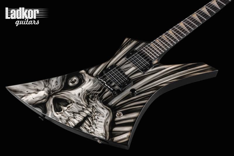 Jackson USA Custom Shop Kelly Mike Learn NAMM Engraved Aluminium Skull ONE OFF wow image 1