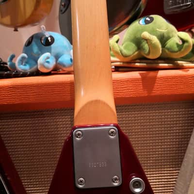 Grover Jackson King V Cherry Burst Flame image 12