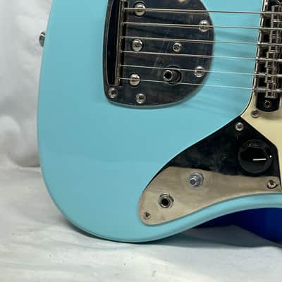 Squier FSR Classic Vibe '70s Jaguar Electric Guitar - Daphne Blue image 5