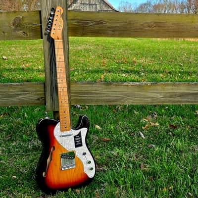 2025 Fender Vintera II 60s Telecaster Thinline - Sunburst image 1