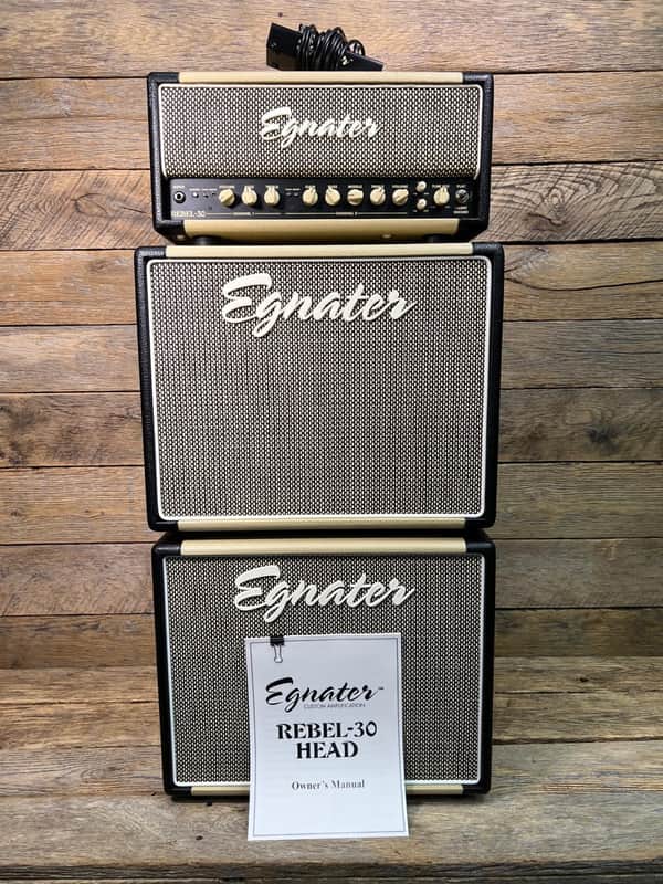 Used Egnater Rebel 30 w/ (2) 112x Cabs image 1