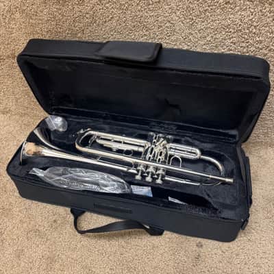 John Packer Silver Bb Trumpet B  JP-051S w/ Case and Mouthpiece image 2