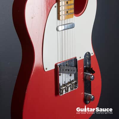 Fender Custom Shop 56 Telecaster Journeyman Aged Fiesta Red 2019 Used (Cod. 1451UG) image 8