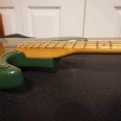 Peavey Fury 1983 Green Clover Custom Finish Super Ferrite Pickup Vintage Made in USA Maple Neck MIA image 7