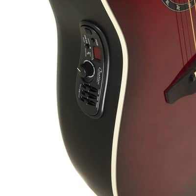Ovation 2771AX-CCB Pro Series Standard Balladeer Deep Contour Solid Sitka Spruce Top 6-String Acoustic-Electric Guitar image 12