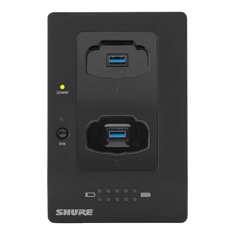 Shure MXWNCS2 2-Port Networked Charging Station image 1