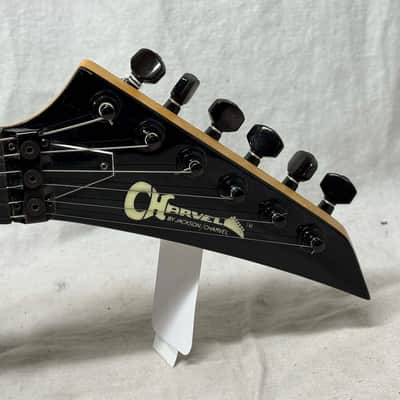 Charvel Model 4 HSS Guitar with Case - MIJ Made In Japan 1980s - Black Cherry image 7
