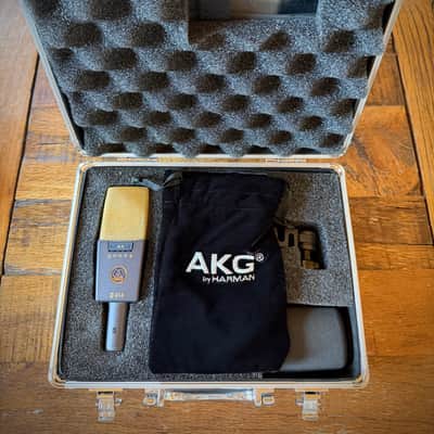 AKG C414 XLII Large Diaphragm Multipattern Condenser Microphone dark slate grey. A+++ image 10
