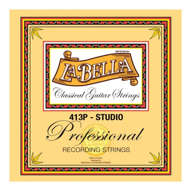 La Bella 413P Professional Studio Recording Nylon Guitar Strings - Medium Tension image 1