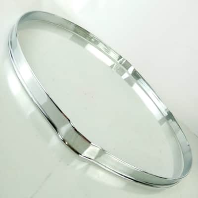 Gretsch 14" Single-Flange Snare Drum Resonant Rim/Hoop Chrome-Brass Broadkaster image 3