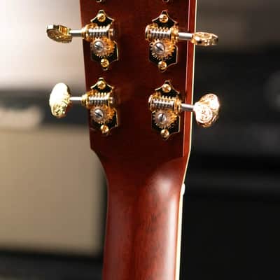 Santa Cruz H13 42 Style Acoustic Guitar - Orcas Island Cedar/Waterfall Bubinga with Hardshell Case image 8