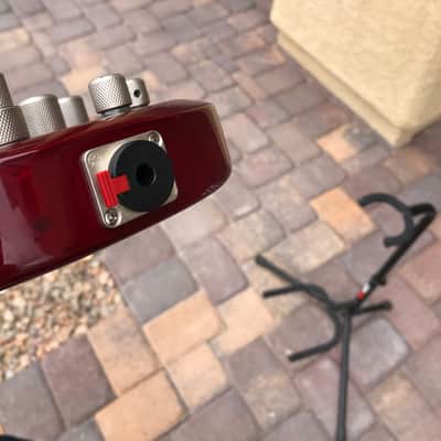 Ibanez BTB QM 4 String Bass - Red Quilt image 11