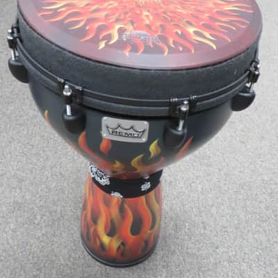 REMO - DJ-0014-30D - Remo-Djembe Mondo 14" Flames with Remo Bag image 10